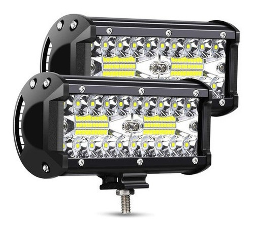 Par De Faros Led De Coche 40led 120w Para Jeep/suv 8000lm