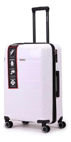 Valijas Set X3 Discovery Blanco Carry On Mediana Grande Pp