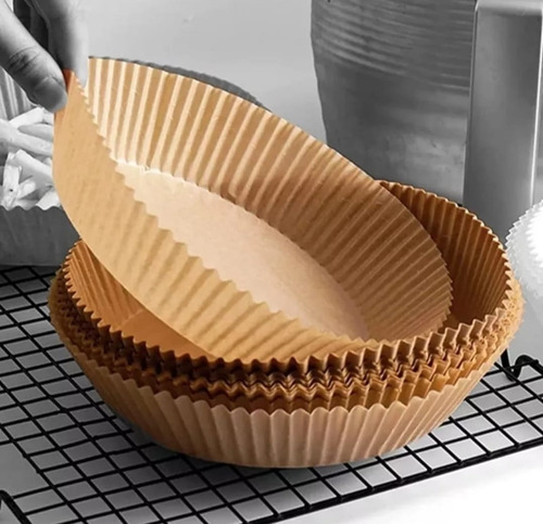 Papel Descartable Para Airfryer 50 Piezas. Grande!!