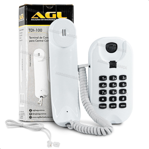 Telefone Interfone Terminal Condomínio Residência Tdi100 Agl