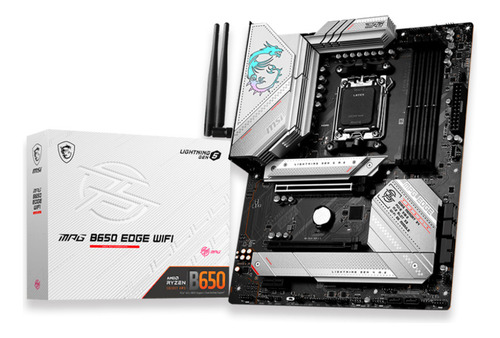 Placa Mãe Msi Mpg B650 Edge Wifi Amd Am5 - 911-7e10-002 Preto
