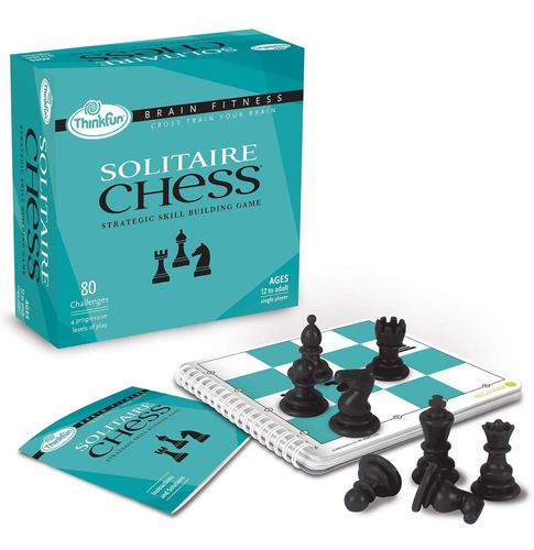 Thinkfun Brain Fitness Solitaire Chess Logic Game And S...