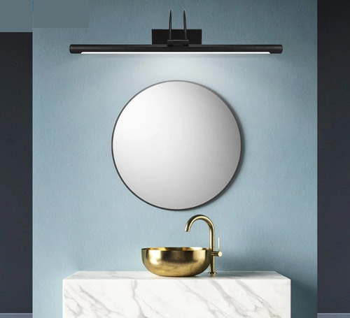 catch a cold Splash Self-indulgence Luminária Led Banheiro Espelho Quadro Fria Preto - 57,5cm | Parcelamento  sem juros