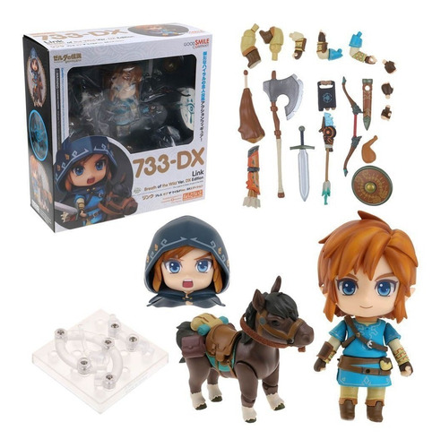 Imagen 2 de 2 de Figura Link Zelda Botw - Nendoroid 733 Dx - Alter