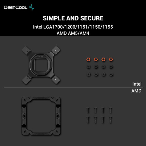 Deepcool Ak400 Zero Dark Plus Disipador De Aire Para Cpu ...