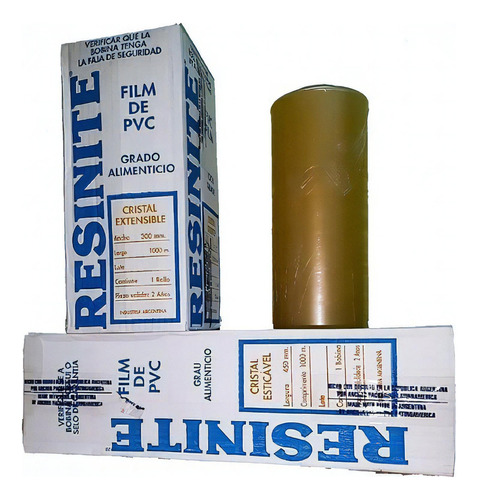 Film Resinite 38x1000 Original-film De Pvc Grado Alimenticio