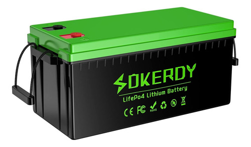 Sokerdy Bateria Ah Litio Kwh Bms Ma Ciclo Profundo Celda Rv