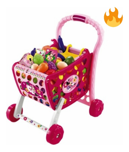 Carrito De Supermercado Niñas Minnie