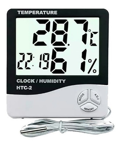 Termohigrometro Digital Htc-2 Con Sonda Humedad Temperatura