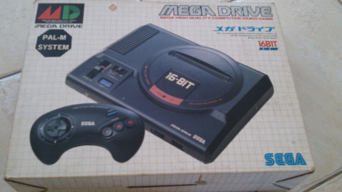 Video Game Mega Drive 16 Bit Na Caixa