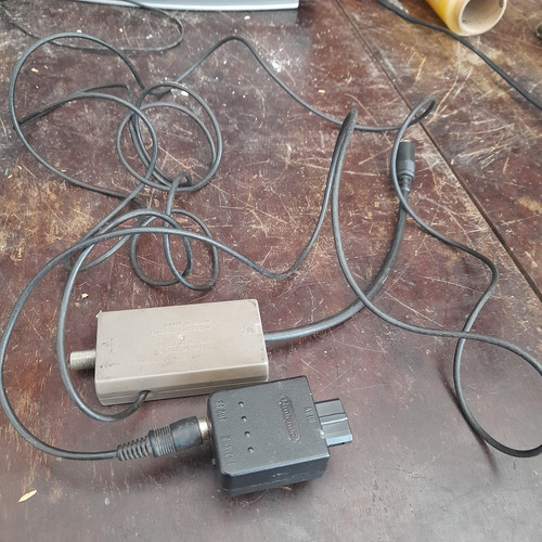 Cabo Rf Nintendo 64 Original Com Adaptador