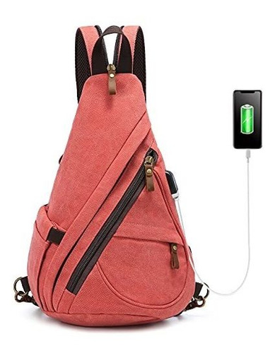 Bolso De Canvas Para Mujer Sucipi Sling Mochila De Pgkwh