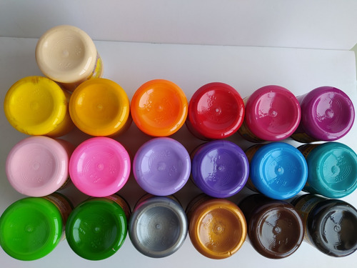 Imagen 4 de 4 de Pintura Acrílica Apu 250ml Unidad Manualidades Trupan