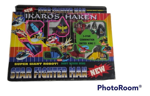Star Fighter Man Ikaros Haken Power Rangers Bootleg Taiwán 