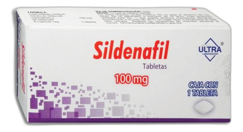 Sildenafil 100mg Ultra C/1 Tablets Pack P2