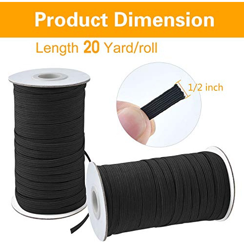 Bandas Elásticas Coopay De 40 Yardas De Largo Y 1/2 De Ancho