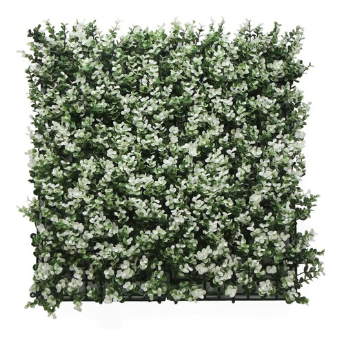 4,8m2 White-buxus Vegetación Artificial 6 Panel 50,8x50,8cm