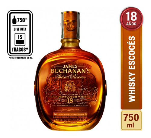 Whisky Buchanans 6913 X 750ml 18 Anos