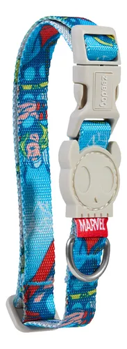 comprar Collar Perros Zee Dog Regular Diseño Marvel - Talle Xs Color Azul Acero Thor