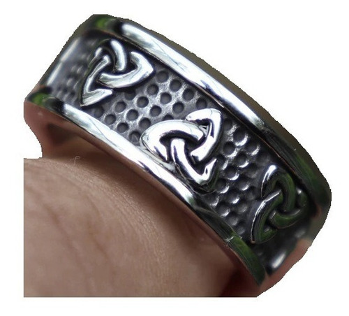 Anillo De Hombre Vikingo Valknut Silver Space Moda 2022 .