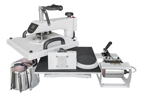 Estampadora sublimadora 9 en 1 38x38 + impresora Epson A4 color blanco