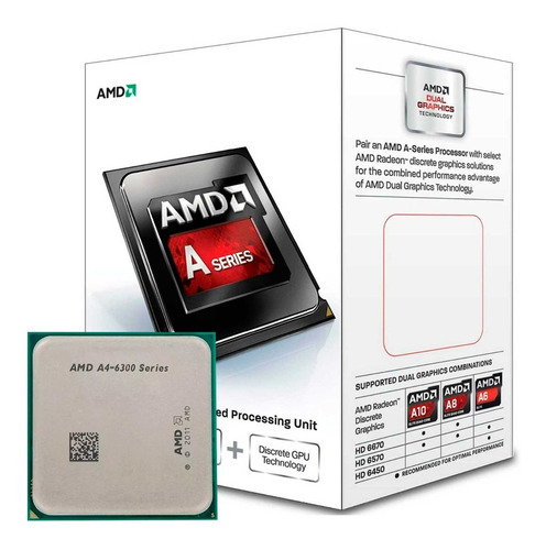 Procesador Amd A4 6300 3.9ghz 2-cores Fm2         