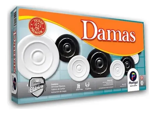 comprar Super Damas Con Tablero Plastigal Clasico Juego De Mesa 