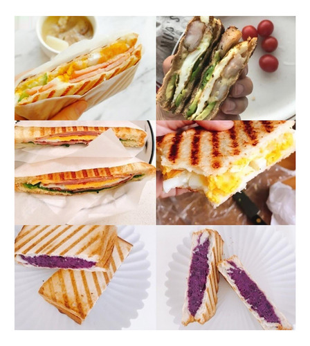 Molde Para Hornear Sándwiches De Doble Cara, Molde Para Desa
