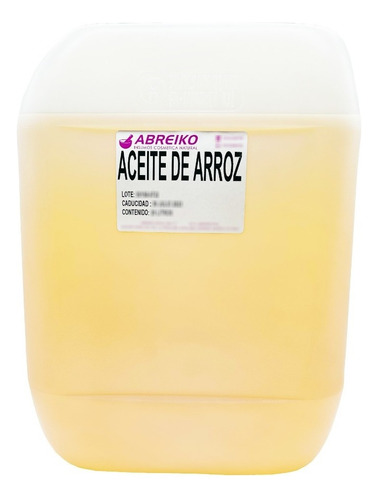 Aceite De Arroz Grado Alimenticio Y Uso Cosmetico 20 Litros