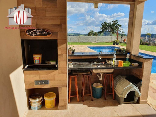 Imagem 14 de 30 de Chácara Deslumbrante Com Escritura, 03 Dormitórios, Piscina, Espaço Gourmet E Vista Maravilhosa À Venda, 1000 M² Por R$ 650.000 - Pinhalzinho/sp - Ch0642