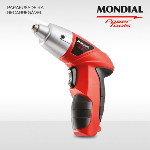 Parafusadeira A Bateria 4,8v C/ 11 Bits E Prolongador Fpf-05