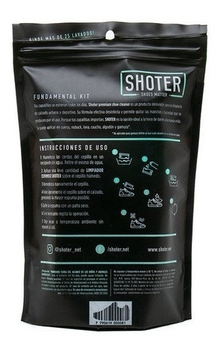 Imagen 3 de 9 de Kit Shoter Limpiador Y Cepillo