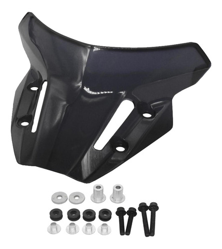 Cúpula Moto Compatible Con Yamaha Mt09 Fz09 Negro Negro