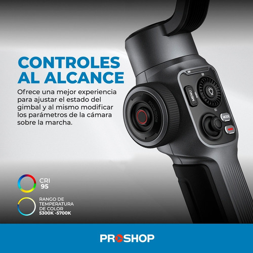 Imagen 8 de 10 de Estabilizador Celular Gimbal Tripode Zhiyun Smooth 5 Combo !