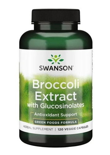 Brócoli Extract Extra Strength 600mg 120 Veggie Caps Swanson