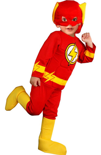 Disfraz Flash Para Niño Talla 10 - 12