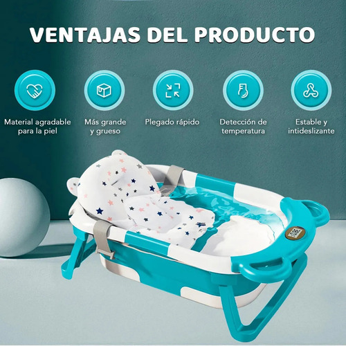 Djjdjjbañera Portátil Plegable Para Bebés Para El Hogar Y Lo