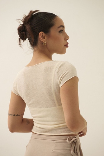 Top Tipo Tejido Roidy Mujer Naif