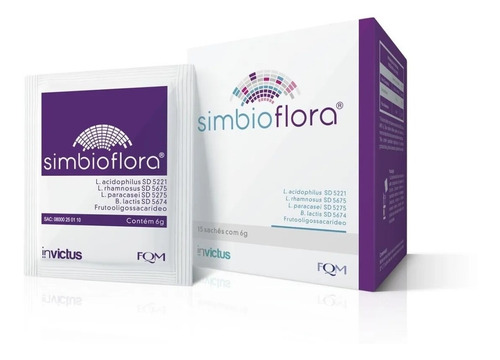 Simbioflora Suplemento Com 15 Sachês De 6g Cada