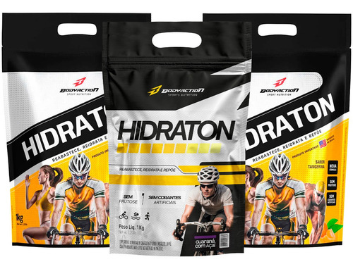 3x Repositor Isotonic Hidraton - 1kg Cada - Body Action 