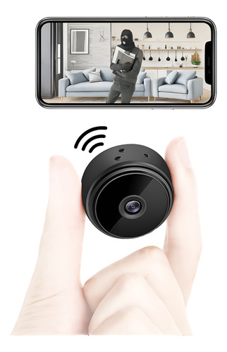 Mini Cámara De Seguridad Espía Wifi Full Hd Compacta Micro