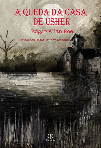 A queda da casa de Usher, de Edgar Allan Poe. Editora Principis, capa mole, edição 1 em português, 2023