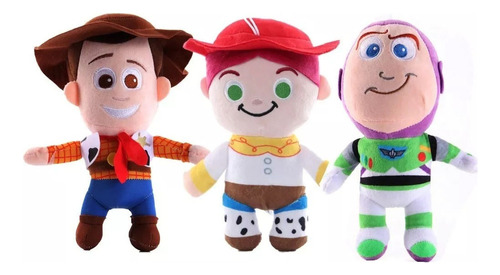 3pcs Toy Story Woody Jessie Buzz Peluche Muñeca Niños Regalo