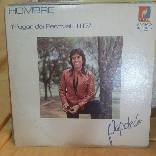 Vinilo Napoleon Hombre 1° Lugar Festival Oti 1977 M2