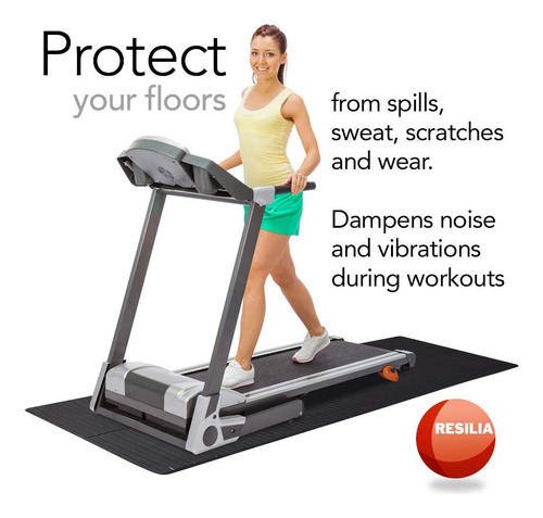 Tapete Protector Resistente Para Equipo De Ejercicio Diseño