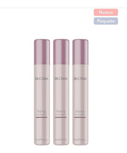 Set 3 Champoo En Seco Styling Farmasi Dr Tuna 150ml