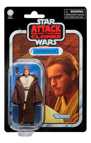 Muñeco Star Wars Attack Of The Clones Obi-wan Kenobi F4492