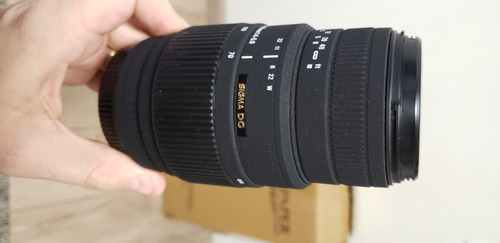 Lente Sigma Dg 70-300 (macro) + Filtro Uv Sigmadg Para Canon