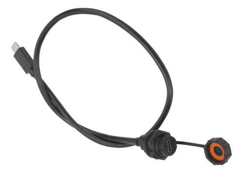 Conector Usb Impermeable Ip68 Tipo C Hembra Macho For Cable