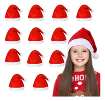 Comprar 12 Gorros De Papá Noel Gorros Fiesta Navidad Gorros Navideño